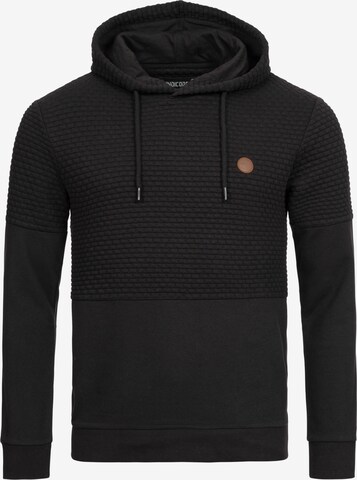 INDICODE JEANS Sweatshirt 'Franz' in Black: front