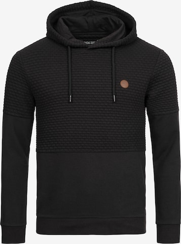 INDICODE JEANS Sweatshirt 'Franz' in Black: front