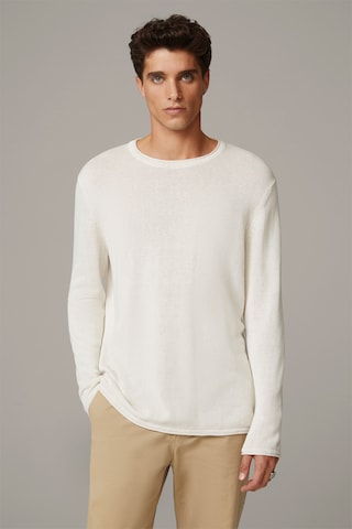 STRELLSON Sweater 'Levi' in White: front