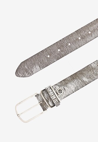 Ceinture b.belt Handmade in Germany en argent