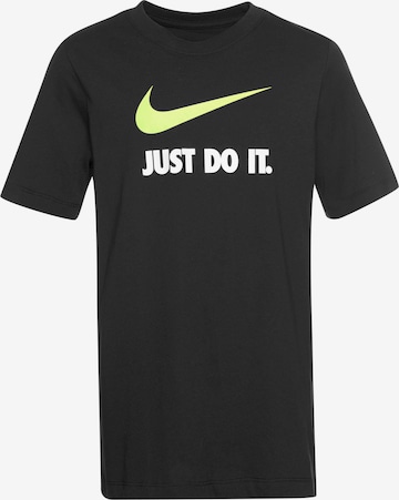 T-Shirt Nike Sportswear en noir : devant