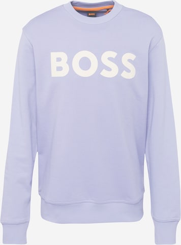 BOSS Orange Sweatshirt in Lila: voorkant