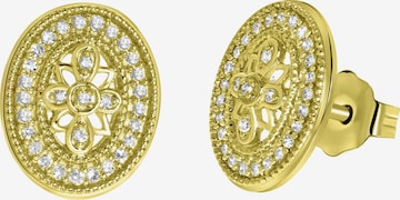 Lucardi Earrings in Gold: front