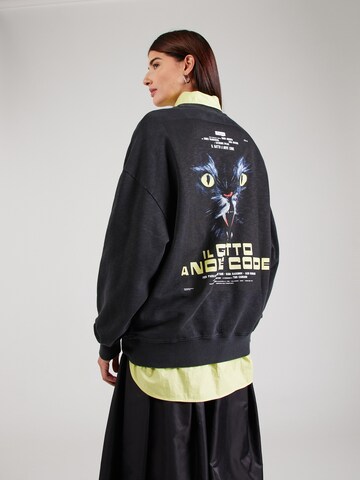HUGO Sweatshirt 'Dargentix' in Black: front