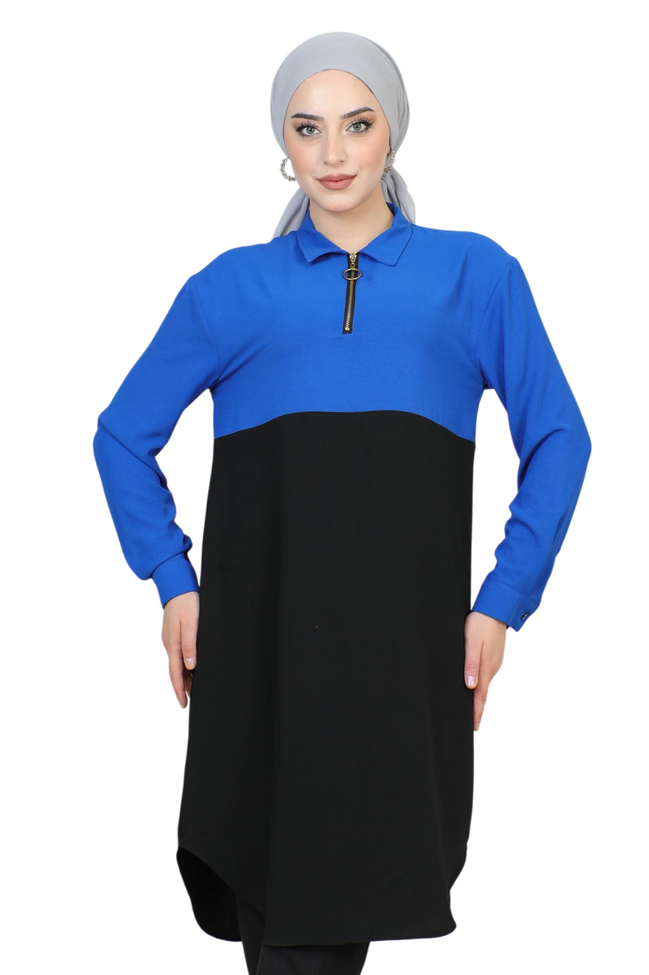 MODAMIHRAM Tunic in Black: front