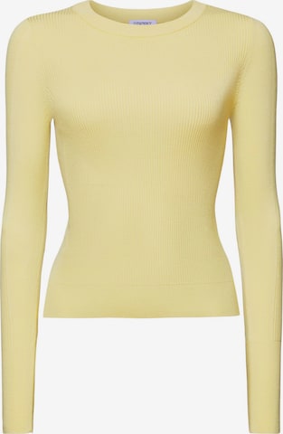 Pull-over ESPRIT en jaune : devant