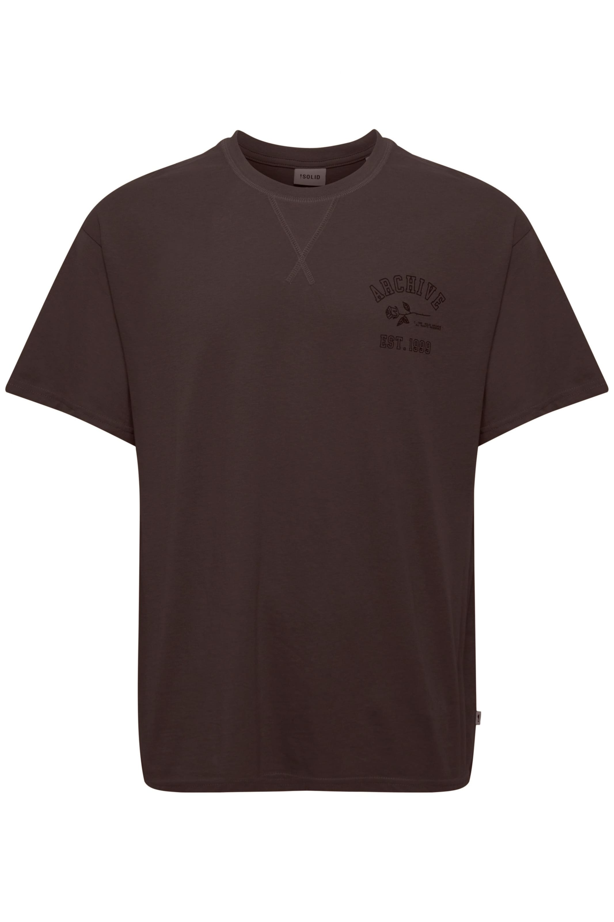 !Solid - Camisa 'Geert' em castanho: frente