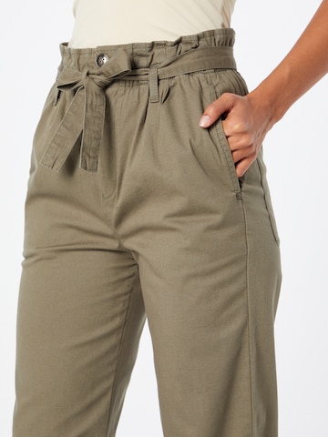 PULZ Jeans Loosefit Hose 'BETHANY' in Braun