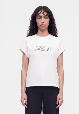 Karl Lagerfeld Majica | bela barva