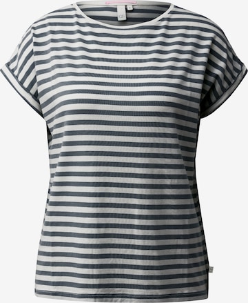 T-shirt QS en bleu : devant