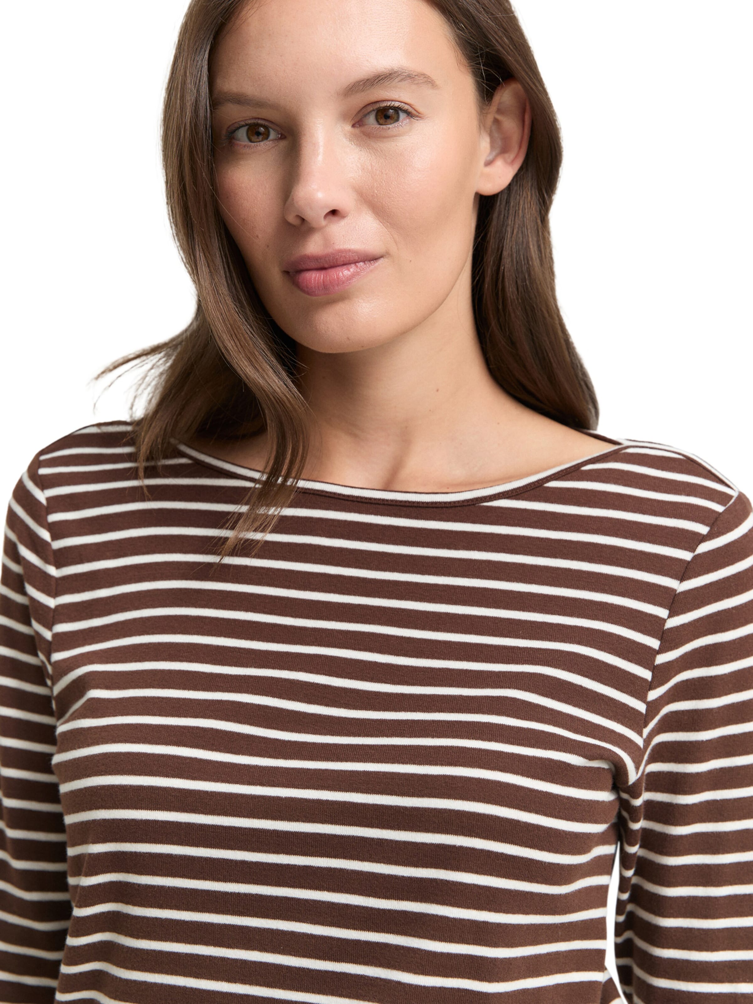 TOM TAILOR Tričko – hnědá