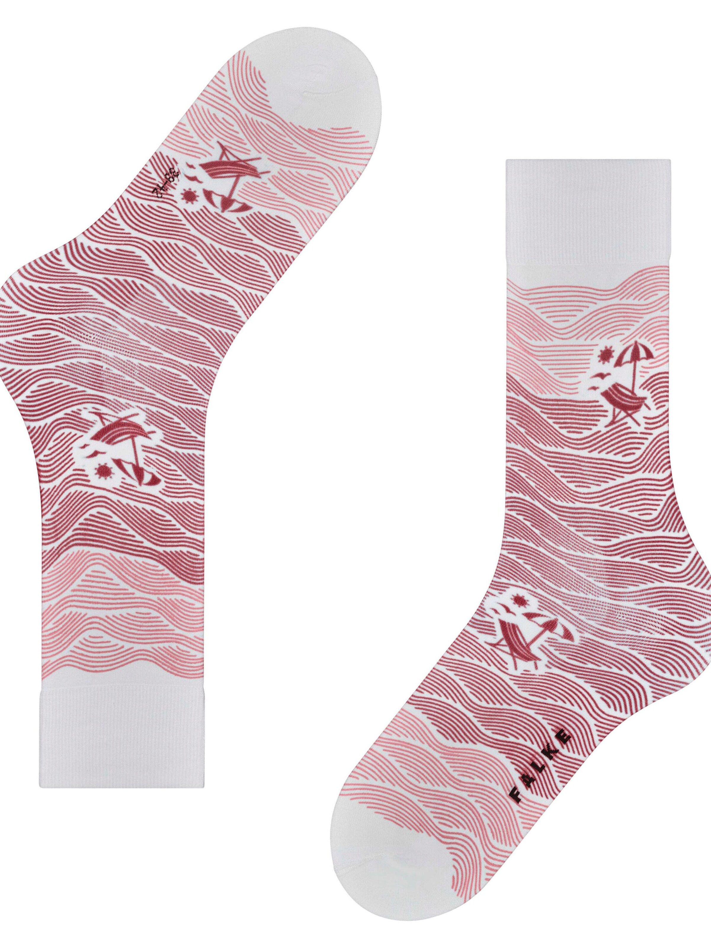 FALKE Socken 'Plage'‌‌‌‌‌‌‌‌‌ in Rot