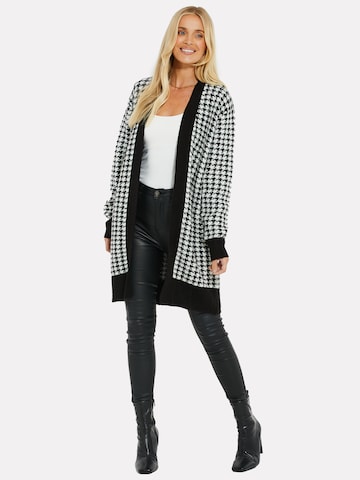 Threadbare Knit cardigan 'Onyx' in Black