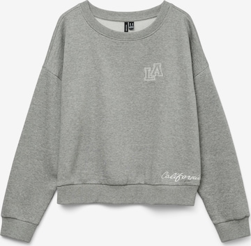 Bluză de molton 'VMTRINA' de la VERO MODA pe gri: față