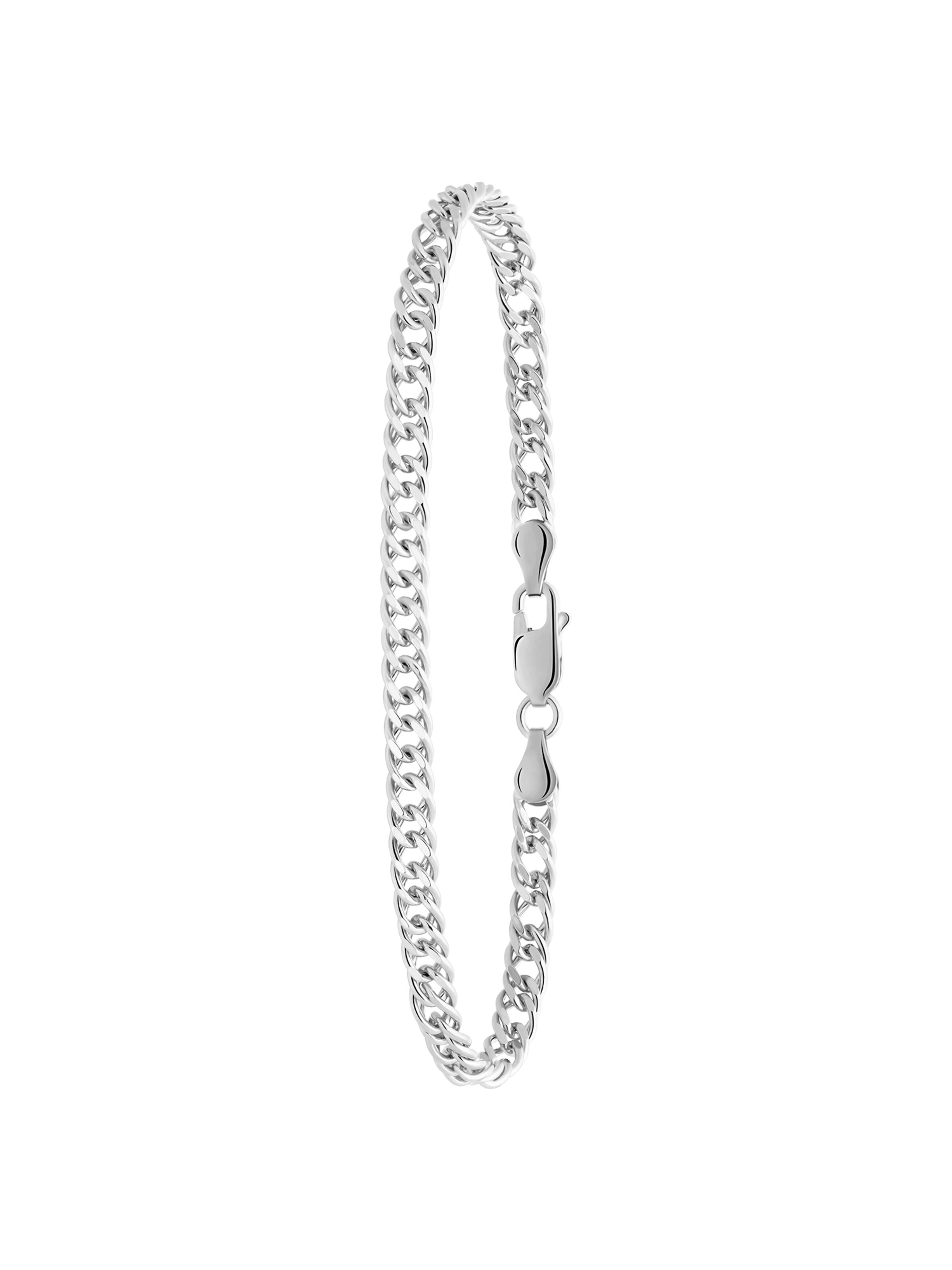 Lucardi Bracelet 'Luxuriös' in Silver: front