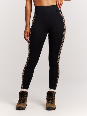 PROTEST Slimfit Sporthose 'PRTAbsorb'‌‌‌‌‌‌ in Braun