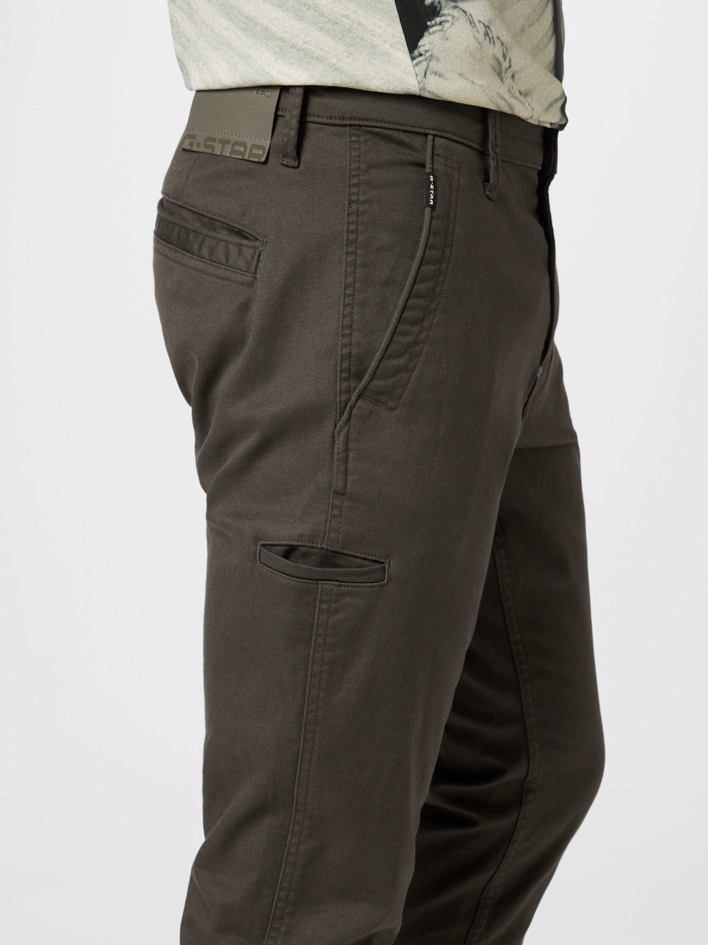 G Star RAW Skinny Chino Pants in Dark Green ABOUT YOU