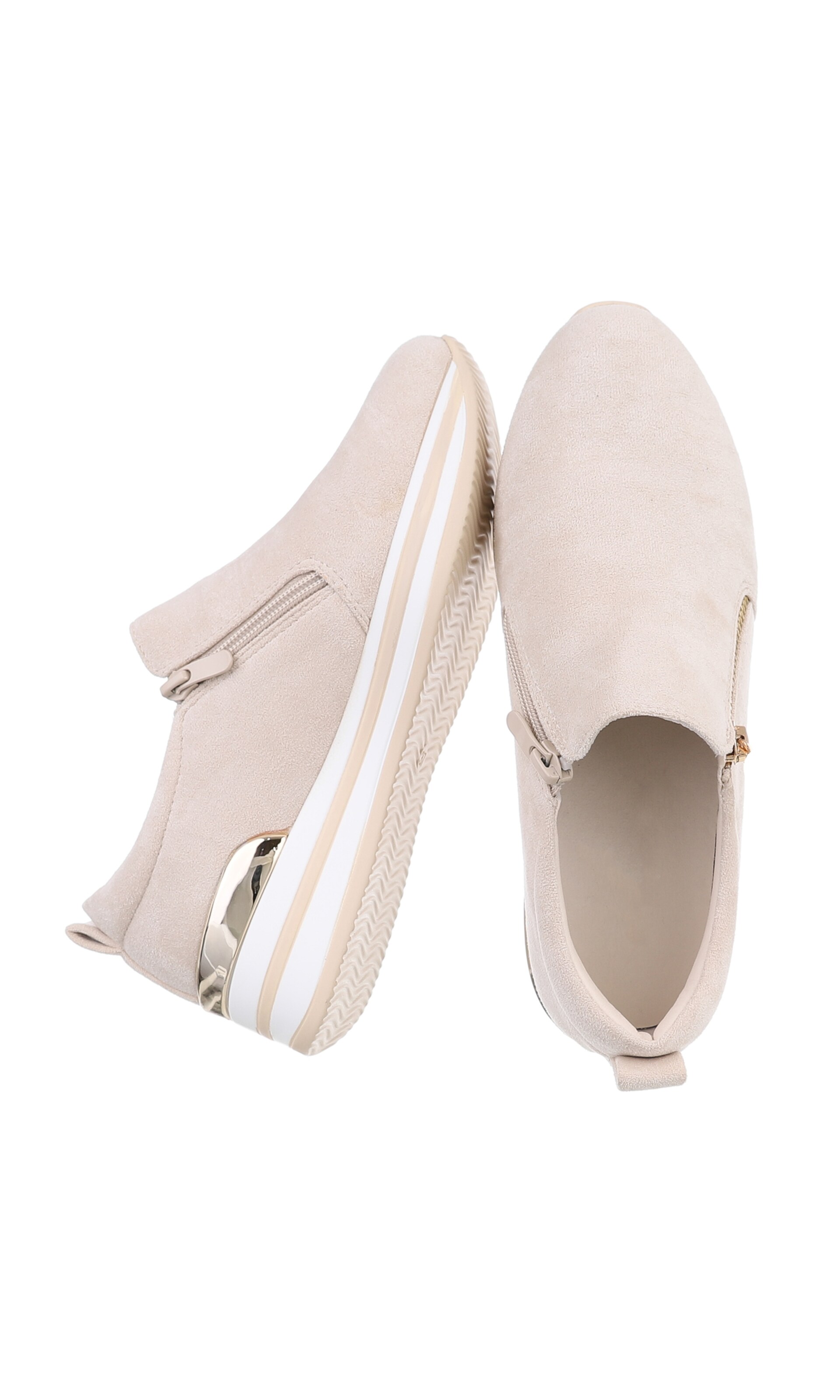 Ital-Design Slip On in Beige
