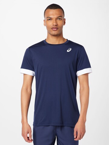 T-Shirt fonctionnel ASICS en bleu : devant