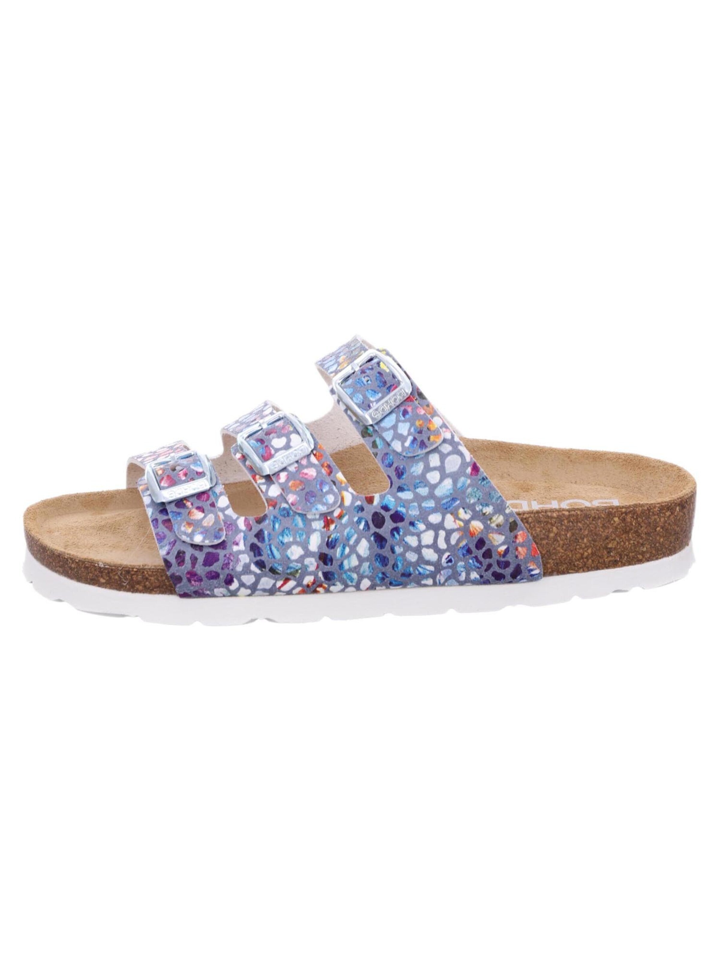 ROHDE Mules 'Alba' in Blue: front