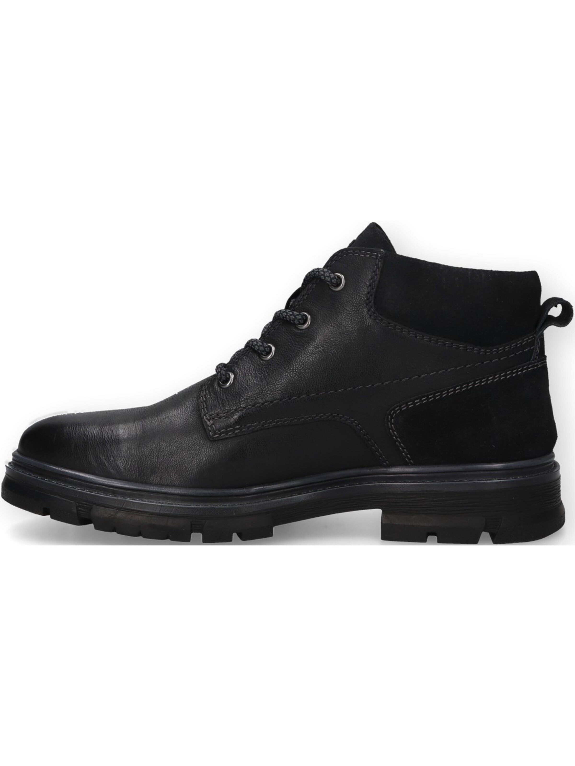 Dockers Boots 'Dockers Dockers Herren Stiefelette Leder Schwarz' in Black: front