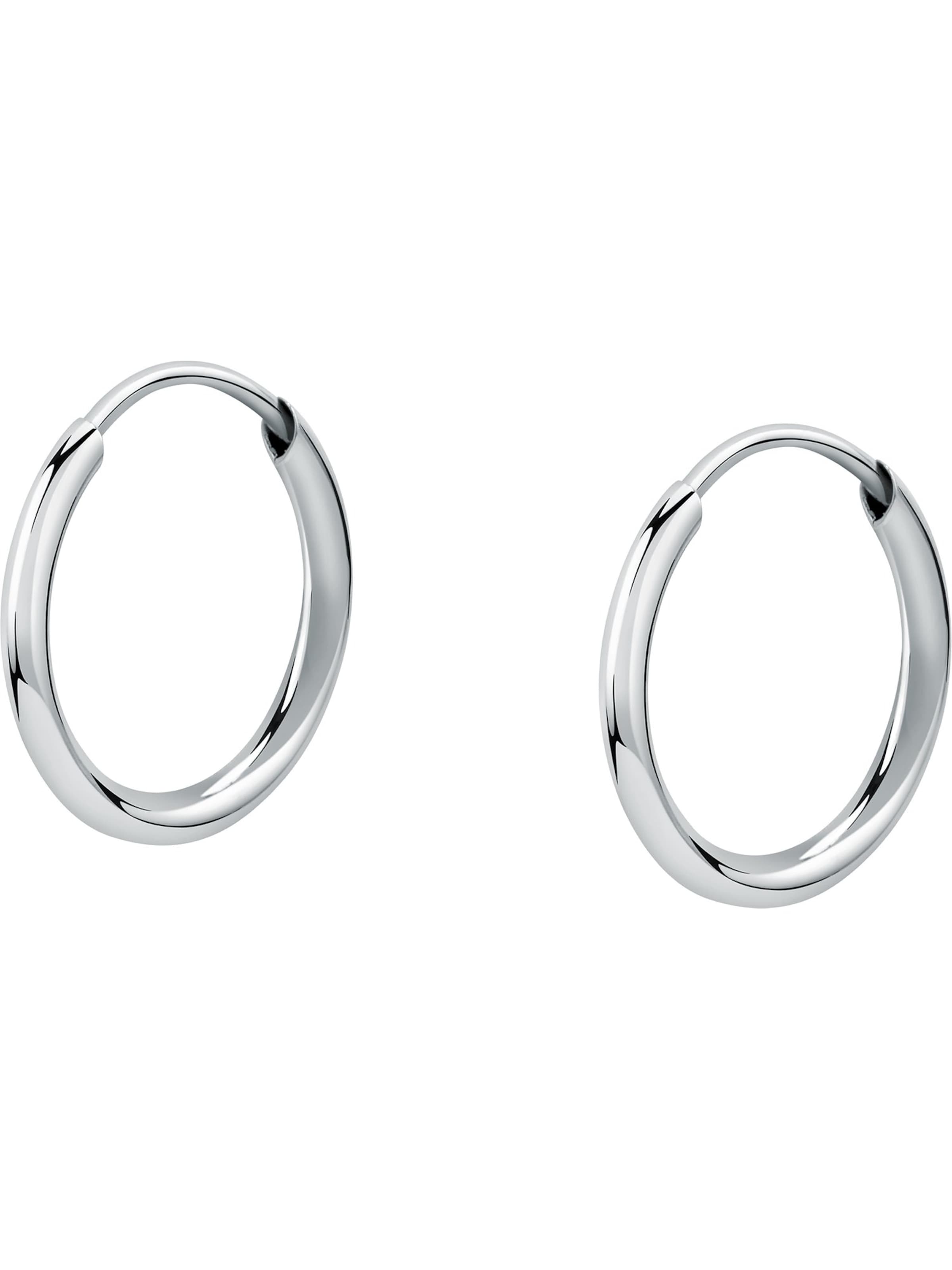 CHRIST Earrings in Silver: front