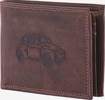 Sergio Valentini Portemonnee in Bruin: voorkant