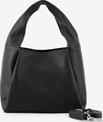 Borsa a spalla 'Coralie' di Les Visionnaires in nero: frontale