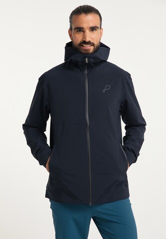 Veste outdoor PYUA en bleu : devant