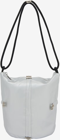 Geantă de umăr de la faina pe argintiu: față