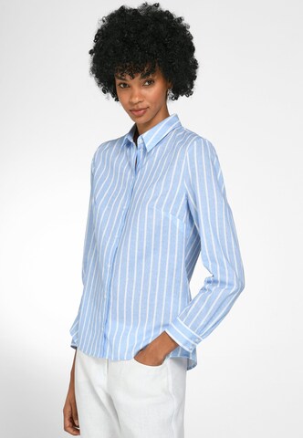 Peter Hahn Blouse in Blue: front