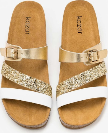 Kazar Mules in Gold