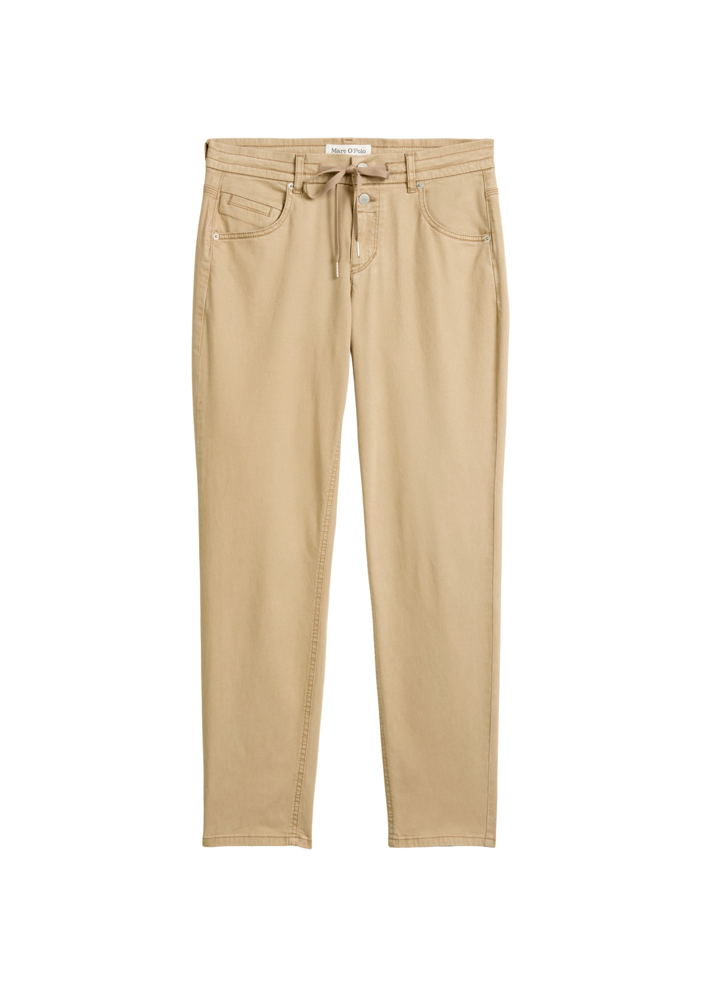 Marc O'Polo Loose fit Trousers in Beige: front