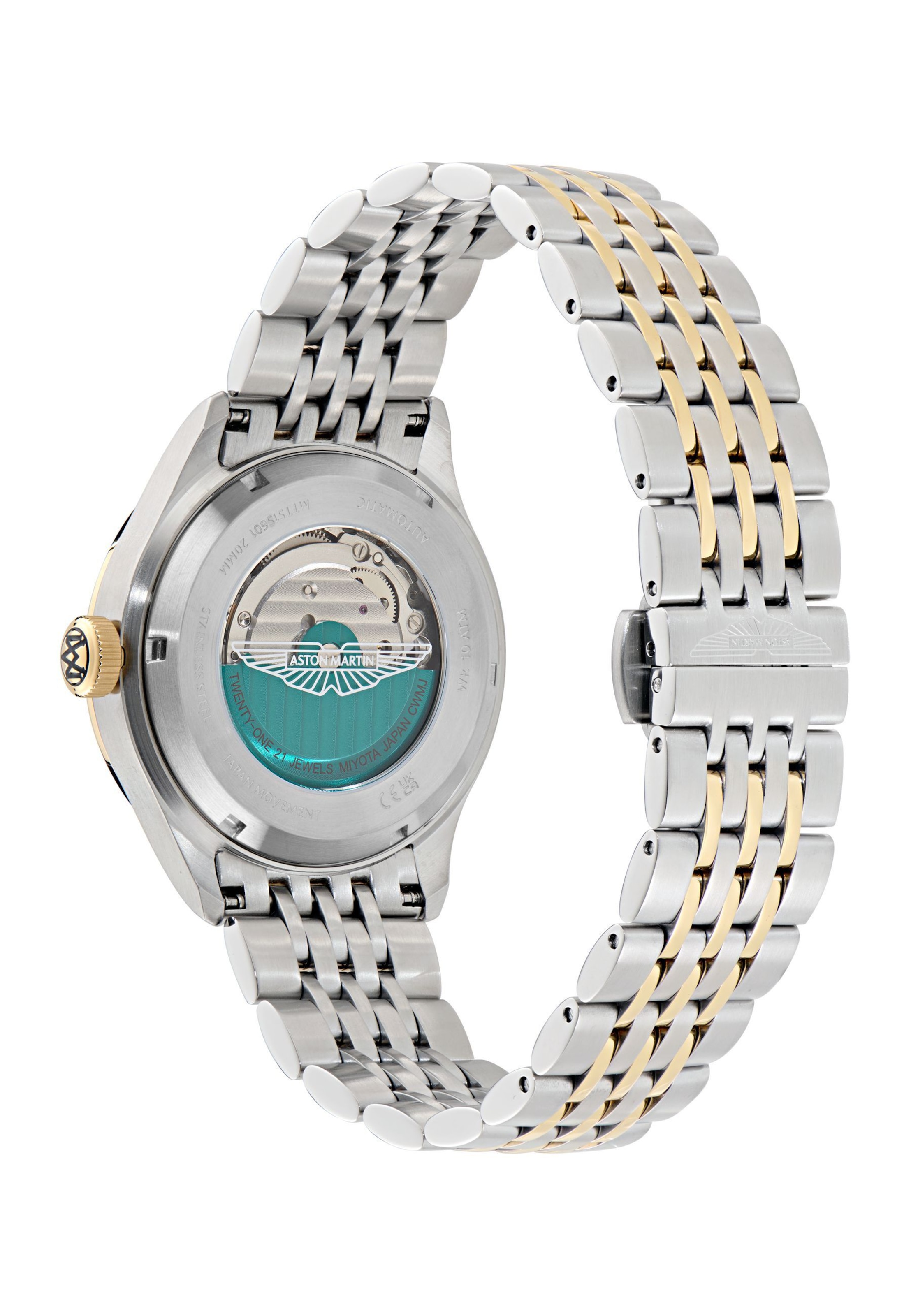 Aston Martin Analoog horloge in Groen