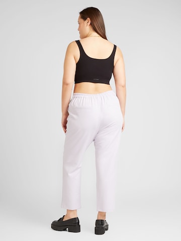 ABOUT YOU Curvy Regular Trousers in Purple