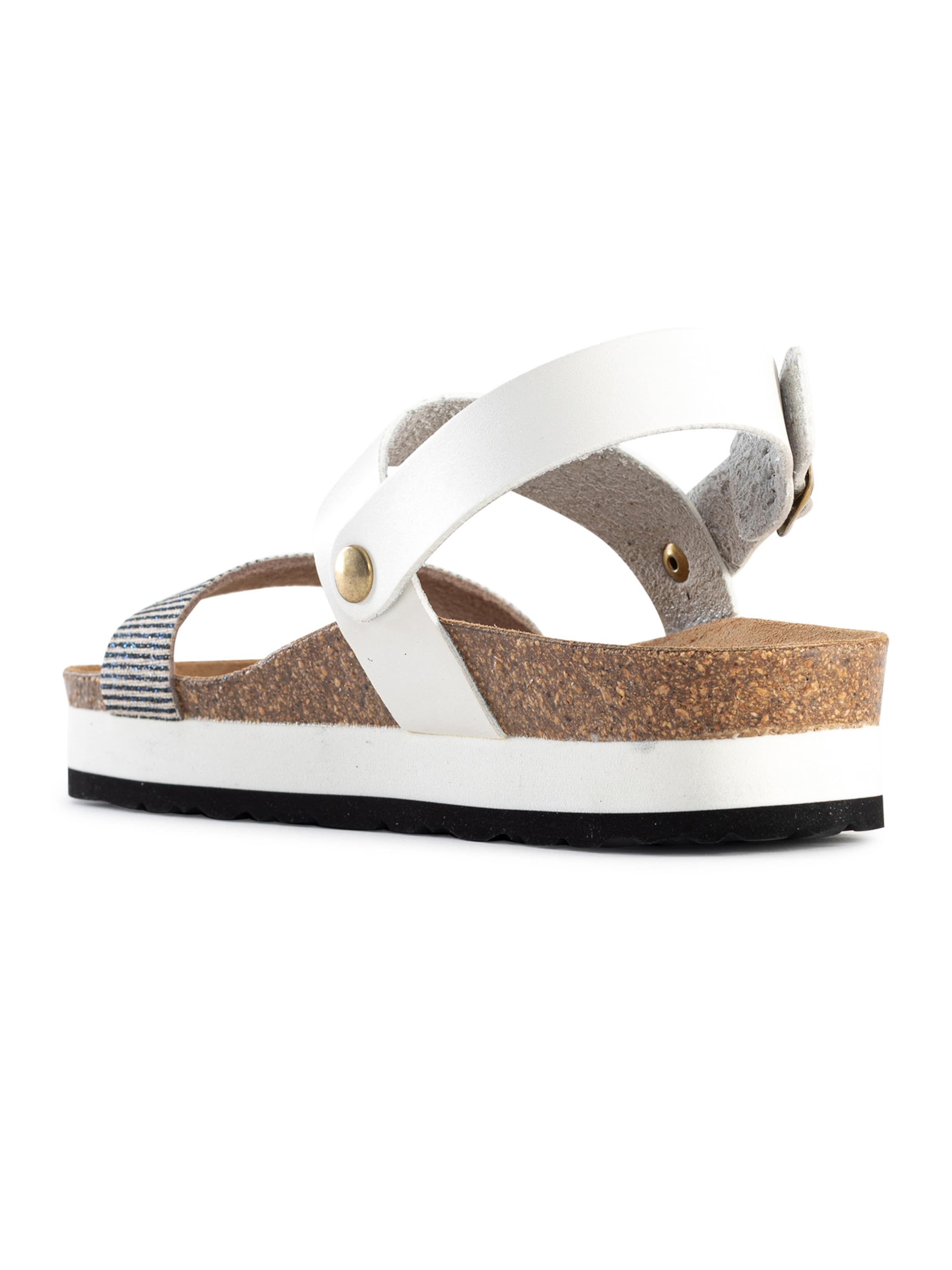 Bayton Remmisandaalit 'Almeria' värissä valkoinen