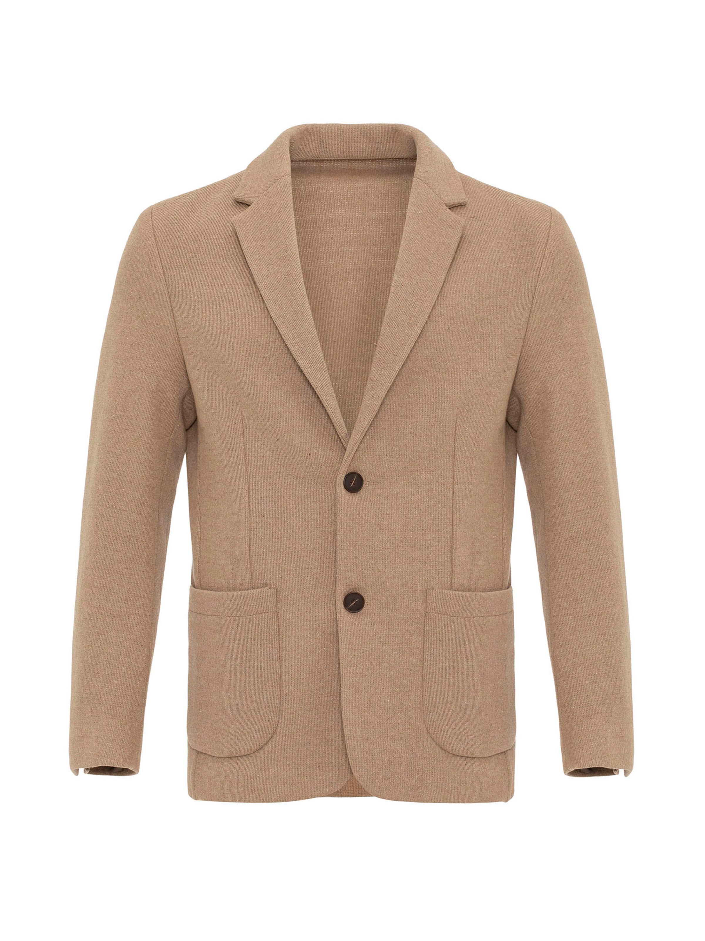 Veste de costume Antioch en beige : devant
