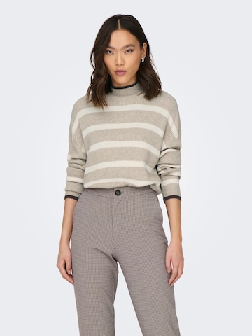 ONLY Sweater 'IBI' in Beige: front