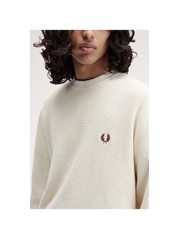 Fred Perry Sweater in White