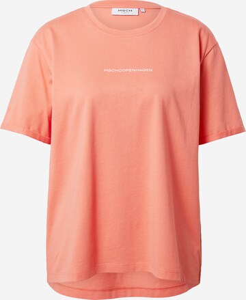 T-shirt 'Terina' MSCH COPENHAGEN en rose : devant