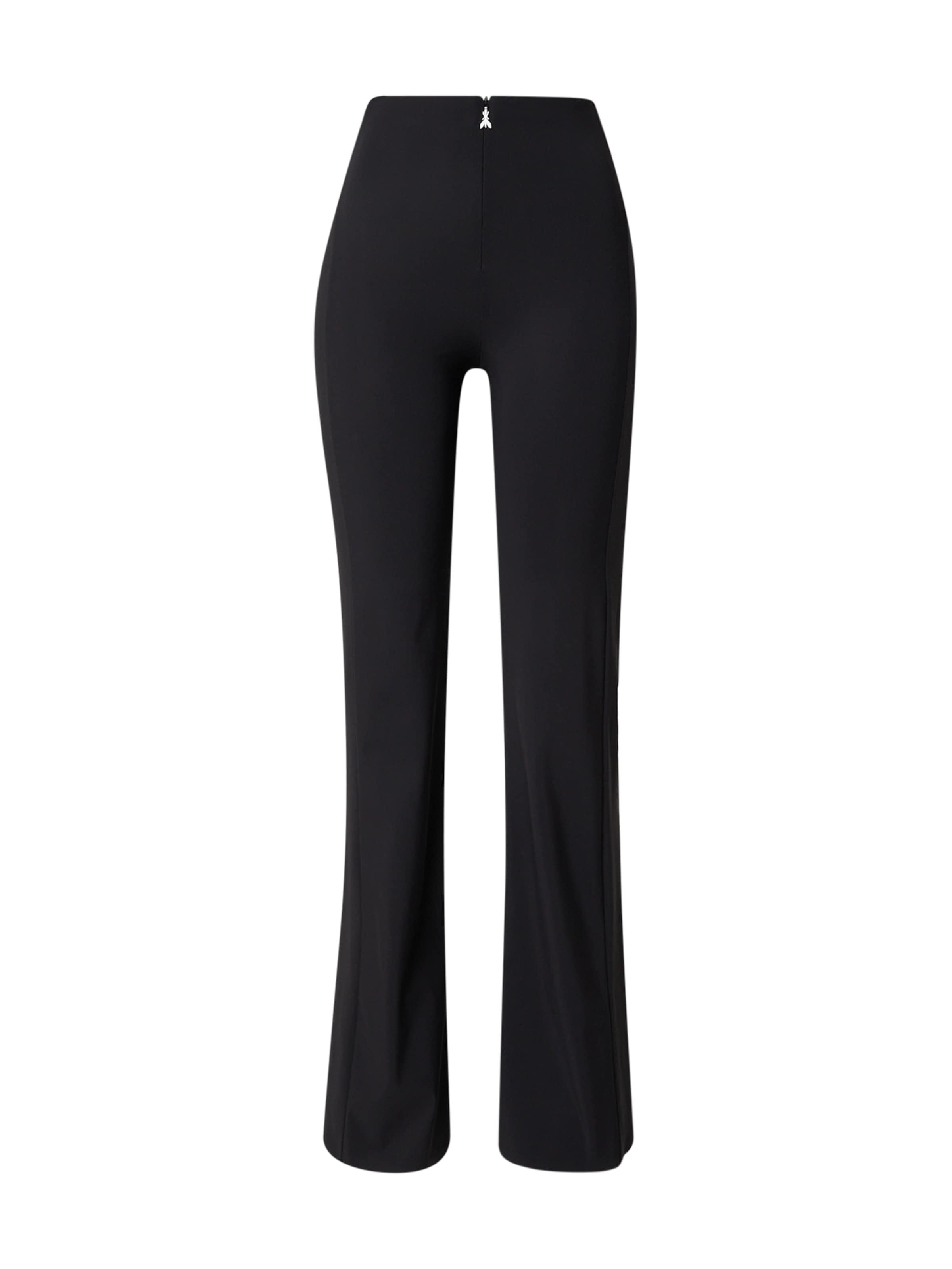PATRIZIA PEPE Flared Pants in Black: front
