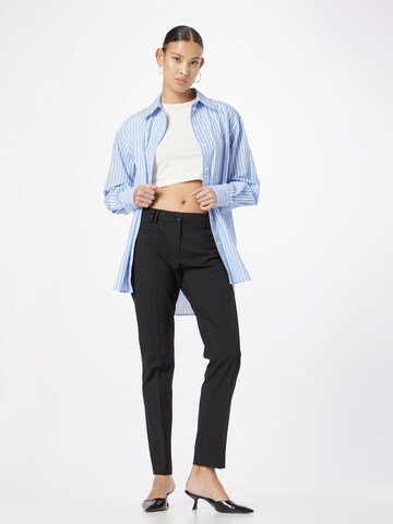 MORE & MORE Tapered Pantalon 'Hedy' in Zwart