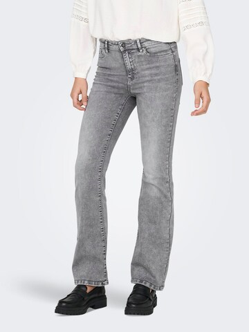 Evazați Jeans 'ONLWauw' de la ONLY pe gri: față