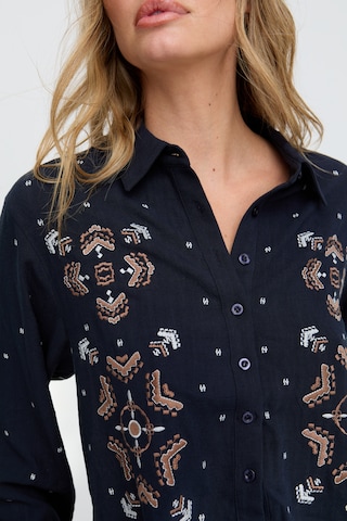 RAFFYA Bluse 'Das Penny" in Blau