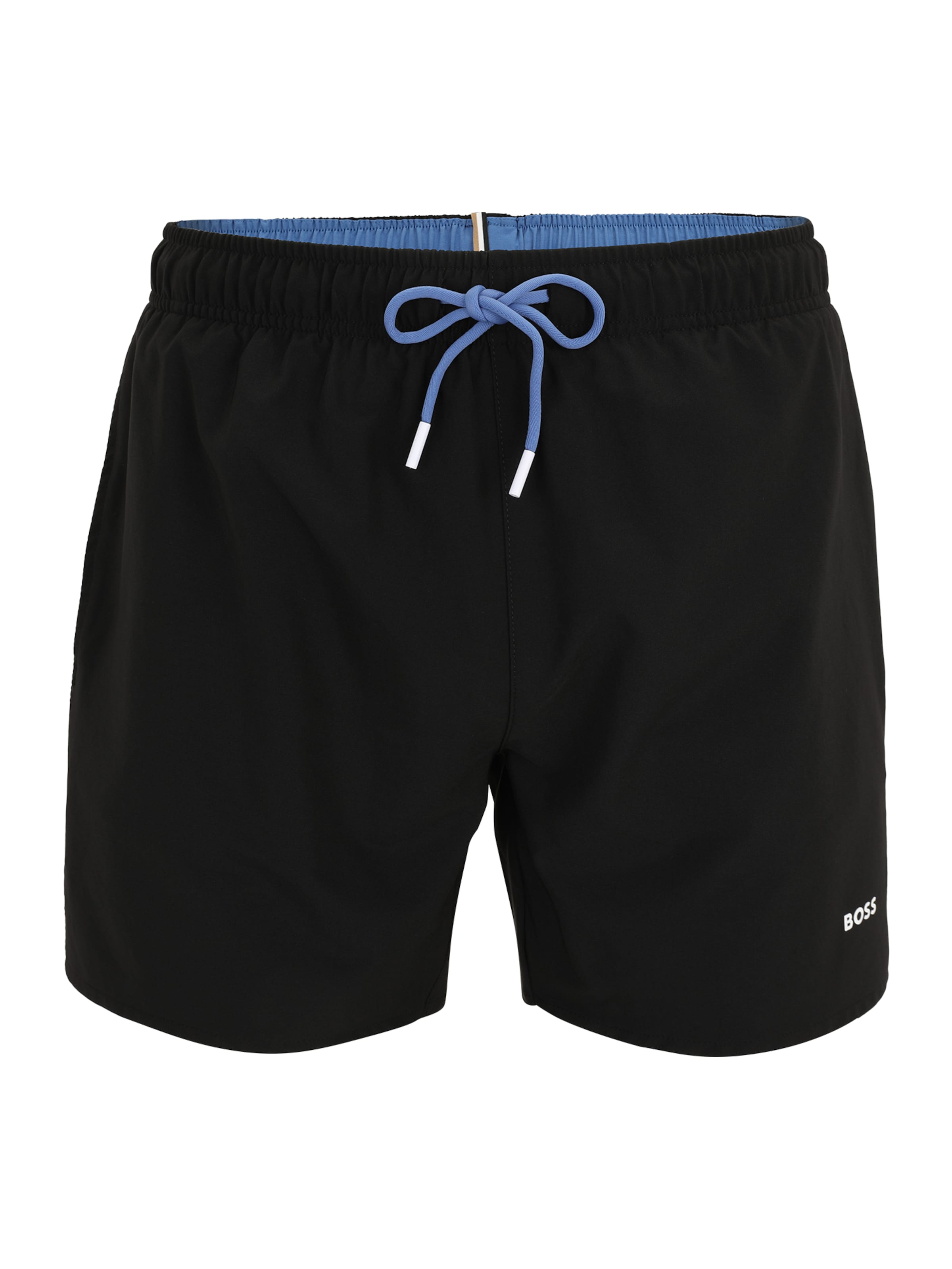 BOSS Rövid fürdőnadrágok 'Tio' - fekete: elől