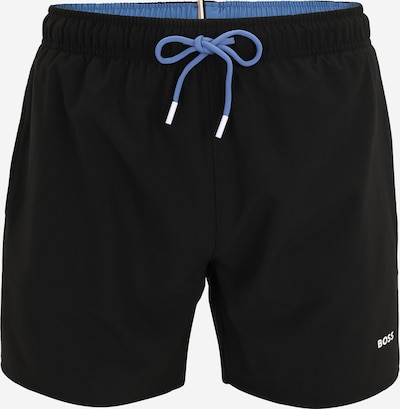 BOSS Uimashortsit 'Tio' värissä musta / valkoinen, Tuotenäkymä