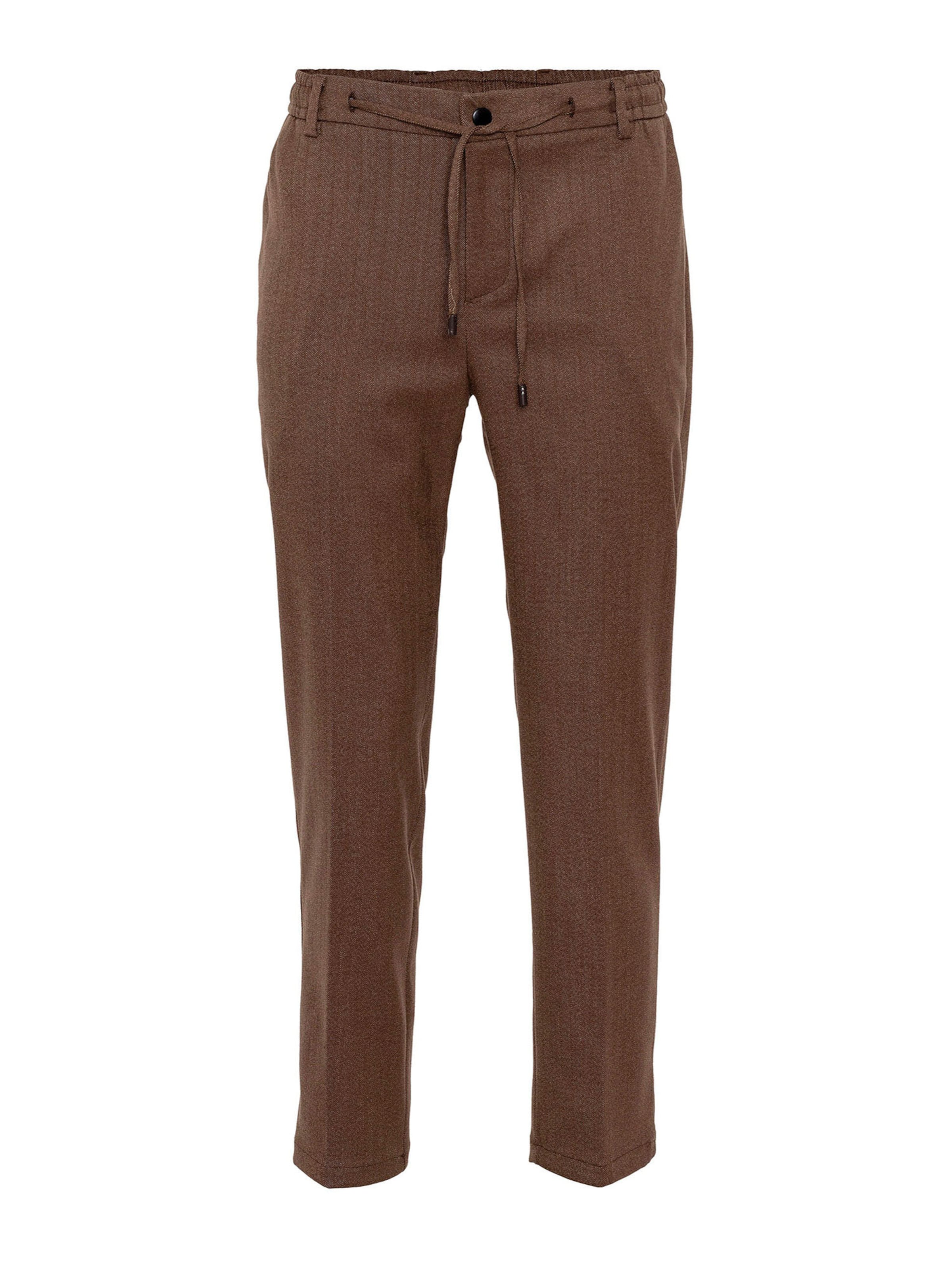 Antioch Regular Панталон в кафяво: отпред