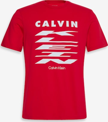 Maglietta di Calvin Klein Jeans in rosso: frontale