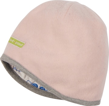 loud + proud Beanie in Pink: front