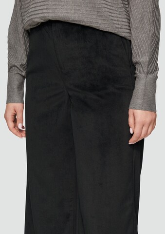 Wide Leg Pantalon s.Oliver en noir